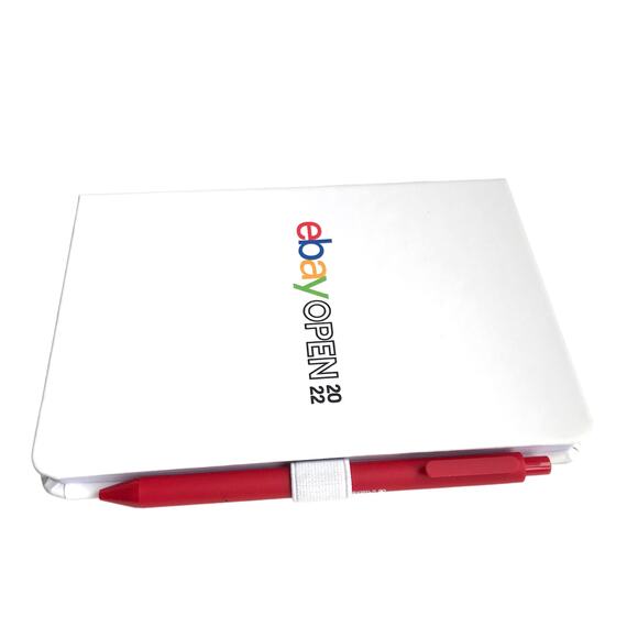 eBay Open 2022 Swag Set Baseball Hat Pen Notebook Ball Cap - Picture 9 of 16